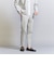 【WEB限定 WARDROBE SMART】ダブルニット ノープリーツ スラックス パンツ/セットアップ対応 【抗菌・防臭】