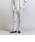 【WEB限定 WARDROBE SMART】ダブルニット ノープリーツ スラックス パンツ/セットアップ対応 【抗菌・防臭】