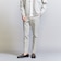 【WEB限定 WARDROBE SMART】ダブルニット ノープリーツ スラックス パンツ/セットアップ対応 【抗菌・防臭】