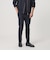 【WEB限定 WARDROBE SMART】ダブルニット ノープリーツ スラックス パンツ/セットアップ対応 【抗菌・防臭】