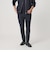 【WEB限定 WARDROBE SMART】ダブルニット ノープリーツ スラックス パンツ/セットアップ対応 【抗菌・防臭】