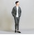 【WEB限定 WARDROBE SMART】ダブルニット ノープリーツ スラックス パンツ/セットアップ対応 【抗菌・防臭】