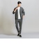 【WEB限定 WARDROBE SMART】ダブルニット ノープリーツ スラックス パンツ/セットアップ対応 【抗菌・防臭】