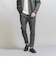 【WEB限定 WARDROBE SMART】ダブルニット ノープリーツ スラックス パンツ/セットアップ対応 【抗菌・防臭】