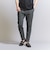 【WEB限定 WARDROBE SMART】ダブルニット ノープリーツ スラックス パンツ/セットアップ対応 【抗菌・防臭】