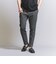 【WEB限定 WARDROBE SMART】ダブルニット ノープリーツ スラックス パンツ/セットアップ対応 【抗菌・防臭】
