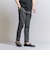 【WEB限定 WARDROBE SMART】ダブルニット ノープリーツ スラックス パンツ/セットアップ対応 【抗菌・防臭】