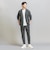 【WEB限定 WARDROBE SMART】ダブルニット イージーパンツ/セットアップ対応【抗菌・防臭】