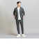 【WEB限定 WARDROBE SMART】ダブルニット イージーパンツ/セットアップ対応【抗菌・防臭】