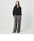 【WEB限定 Wardrobe DAILY MINIMAL】スキッパーニットプルオーバー ウォッシャブル