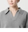【WEB限定 Wardrobe DAILY MINIMAL】スキッパーニットプルオーバー ウォッシャブル