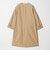 【WEB限定】コットンナイロン ツイルノーカラーコート
