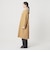 【WEB限定】コットンナイロン ツイルノーカラーコート