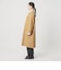 【WEB限定】コットンナイロン ツイルノーカラーコート
