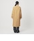【WEB限定】コットンナイロン ツイルノーカラーコート
