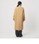 【WEB限定】コットンナイロン ツイルノーカラーコート