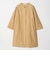 【WEB限定】コットンナイロン ツイルノーカラーコート
