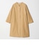 【WEB限定】コットンナイロン ツイルノーカラーコート