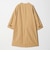 【WEB限定】コットンナイロン ツイルノーカラーコート