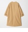 【WEB限定】コットンナイロン ツイルノーカラーコート
