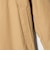 【WEB限定】コットンナイロン ツイルノーカラーコート
