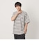 ＜NICE WEATHER＞ボーダー ショートスリーブ Tシャツ