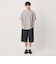 ＜NICE WEATHER＞ボーダー ショートスリーブ Tシャツ