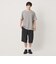 ＜NICE WEATHER＞ボーダー ショートスリーブ Tシャツ