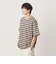 ＜NICE WEATHER＞ボーダー ショートスリーブ Tシャツ