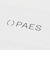 【別注】＜PAES＞メッシュ ストリング フラットシューズ/ブラック