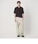 ＜LACOSTE for BEAUTY&YOUTH＞ ワントーン パイル ショートスリーブ ポロシャツ