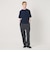＜LACOSTE for BEAUTY&YOUTH＞ ワントーン パイル ショートスリーブ Tシャツ