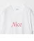 ＜NICE WEATHER＞ウィメンズ NICE ロゴ Tシャツ