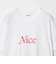 ＜NICE WEATHER＞ウィメンズ NICE ロゴ Tシャツ