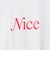 ＜NICE WEATHER＞ウィメンズ NICE ロゴ Tシャツ