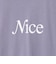 ＜NICE WEATHER＞ウィメンズ NICE ロゴ Tシャツ