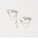 ＜heyep＞ピアス チェーン ヘアクリップ/2P