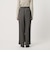 アセテート 2タック ワイドストレートパンツ ウォッシャブル