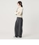ベロア コンパクト カーディガン ウォッシャブル