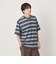 ＜NICE WEATHER＞ボーダーショートスリーブ Tシャツ