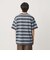＜NICE WEATHER＞ボーダーショートスリーブ Tシャツ