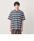 ＜NICE WEATHER＞ボーダーショートスリーブ Tシャツ