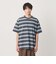＜NICE WEATHER＞ボーダーショートスリーブ Tシャツ