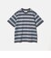 ＜NICE WEATHER＞ボーダーショートスリーブ Tシャツ
