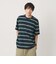 ＜NICE WEATHER＞ボーダーショートスリーブ Tシャツ