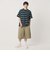 ＜NICE WEATHER＞ボーダーショートスリーブ Tシャツ