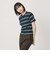 ＜NICE WEATHER＞ボーダーショートスリーブ Tシャツ