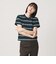 ＜NICE WEATHER＞ボーダーショートスリーブ Tシャツ