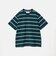 ＜NICE WEATHER＞ボーダーショートスリーブ Tシャツ