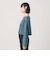 ＜NICE WEATHER＞マルチボーダー ショートロングスリーブ Tシャツ